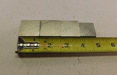 4 Machinist Tool Bit Setup Blocks. New, Cobalt. 1 1/8″ W x 1/2″ H x 1 1/4″ L &1″