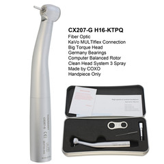COXO Dental LED Fiber Optic High Speed Handpiece Ti For Kavo Coupler 4 6 Hole