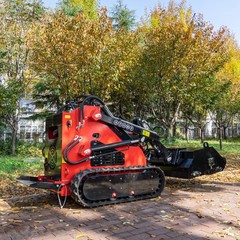 Heavy Duty Flail Mower Attachment for TYPHON STOMP Mini Skid Steer 1450mm