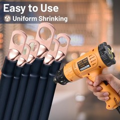 530Pcs HEAT SHRINK TUBING Insulation Shrinkable Tube 2:1 Wire Cable Sleeve W BOX