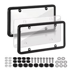 6.3” Clear Reflective Anti Speed Red Light Toll Camera Stopper License Plate Fr