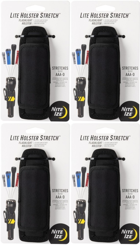 Nite Ize Lite Holster Stretch Flashlight Holster (4-Pack)