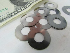 100 Pcs Steel Shim/Spacer Washers .707″ OD x .314″ ID x .010″ Thick Valving Disc