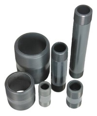 PIPE NIPPLE 2″ Schedule 80 x 4″ Long Plain Both End (PBE) A106B Seamless, Black