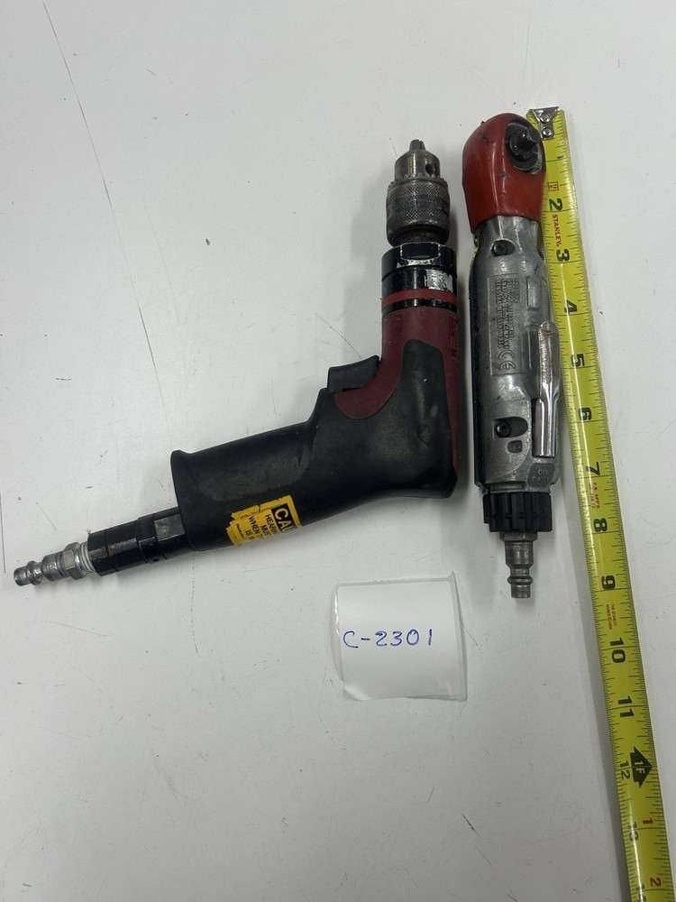 C-2301 Des DR350-P2000-C8 Pne Drill w/ Röhm Chuck & Snap-on FAR25BA Air R. Lot