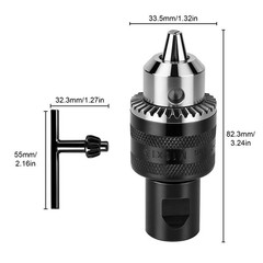 5/8-11 to M10 Angle Grinder Electric Drill Conversion Collet Chuck Head Adapter
