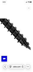 #14×14” 14in Olylog Black Timber Log Landscaping Wood Screws Exterior Coated New
