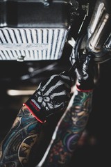 Bone Series Foam Nitrile Mechanic Gloves with Grip, Work Gloves and All Purpo…