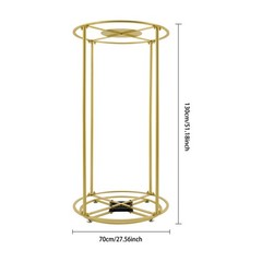 Free Standing Garment Rack 360° Rotating Clothes Display Stand for Store & Home