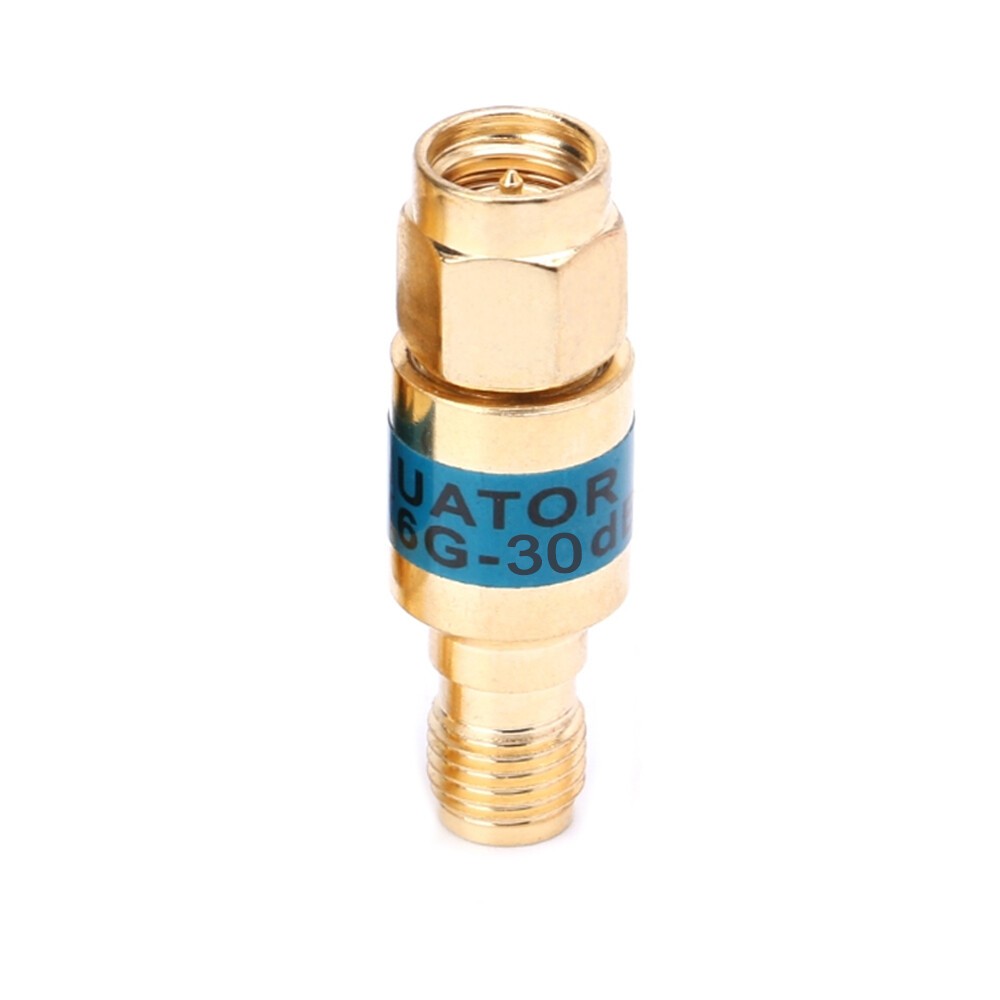 Golden 2W SMA JK Male to Female RF Coaxial Attenuator 6GHz 50ohm 30dB Connector