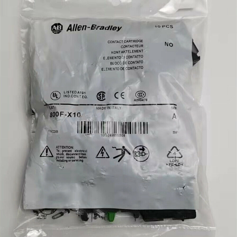 Allen Bradley 800F-X10 800FX10 (Pack of 10pcs) In Stock