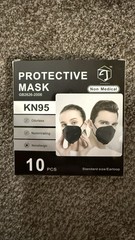 Zhongji KN95 GB2626-2006 Protective Mask 10 PCS for Dental & Lab Use Earloop