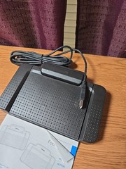 Philips ACC2330/00 USB Foot Control Professional Dictation 4 Pedal Ergonomic