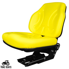 Yellow Suspension Tractor Seat for John Deere 5045E 5055E 5065E 5075E