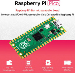 With Pre-Soldered Header Raspberry Pi Pico Microcontroller Development Board Bas