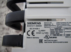 Siemens 8US1211-4SS00 Sentron Circuit Breaker Busbar Adapter Used Free Shipping