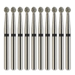 Multi-Use Diamond Burs Round Ball 801/016SC Coarse Grit Friction Grip High Speed