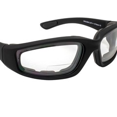Birdz Oriole Black Safety Bifocal Glasses Clear Lenses 1.5 Magnification