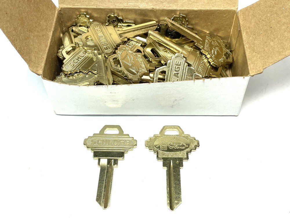 QTY 7 Schlage 35-135 Premier Homes Key Blanks – Nickel Silver