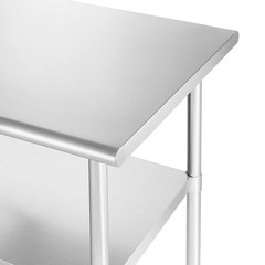 Stainless Steel Work Table 12 x 24 Inches, NSF Commercial Kitchen Prep Table …
