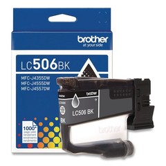 Brother LC506BKS INKvestment 1000 Page-Yield Ink – Black New