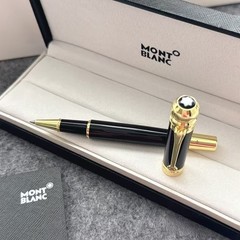 Mb. Black Gold Classique Luxury Rollerball Pen 164 New With Box