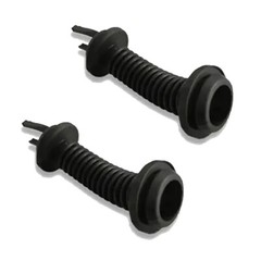 2 Pack 30*30mm Car Harness Wiring Door Tube Rubber Sleeve Dust-proof Tubes NEW
