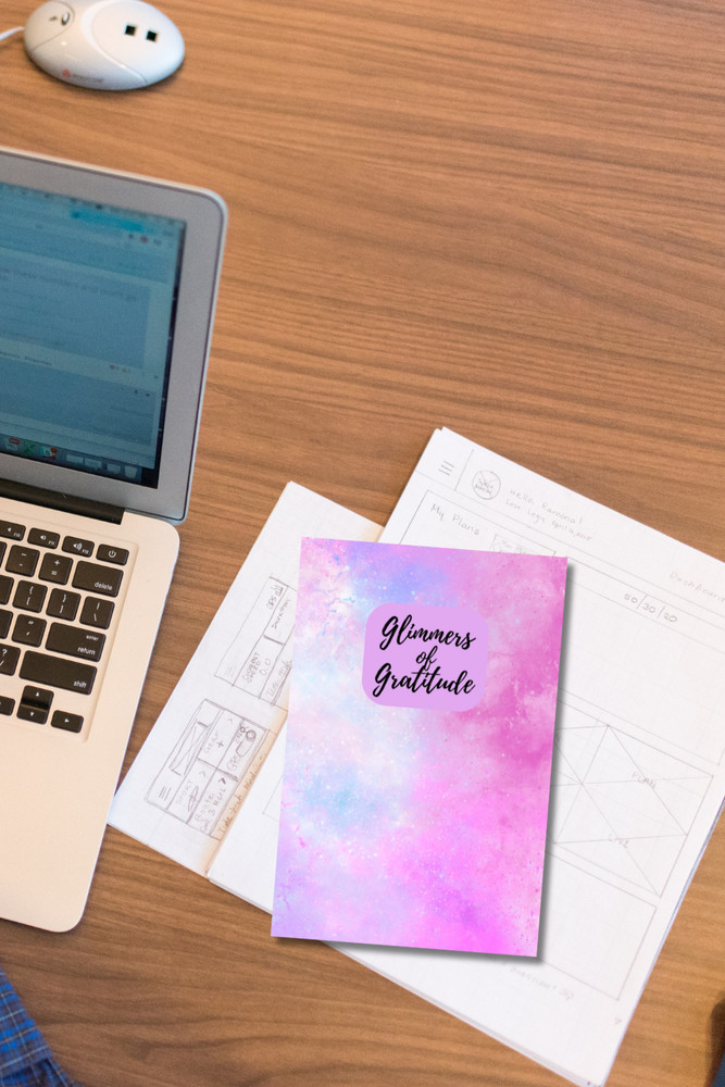 Pink Purple Clouds Gratitude Journal | Daily Thankfulness Journal