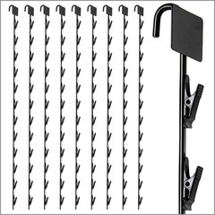 10x Hanging Merchandise Strip Chip Display Rack Retail Bagged Snack Hanger Clip