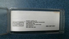 Hubbell Lighting Inc Brackets Kit With Screws 268-1087-9901, FREE SHIPPING