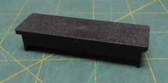 Square D 80122-005-01 Plastic Blank Filler Plate Black 2-1/2″L x 3/4″W x 1/2″H