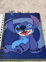 Lilo + Stitch Journal Soft Plastic Cover with Tabs Gift Idea Aloha 96 Ruled Page