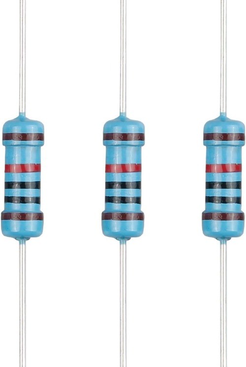 100pcs 10K ohm 1/2W 0.5 Watt 1 Tolerance Metal Film Fixed Resistor
