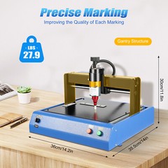 Electric Metal Marking Machine Steel Plate Tag Nameplate Marking Engraver Device
