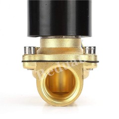 1/2″ 12V Brass Electric Solenoid Valve – Normally Closed Air, Water, Gas, Fuel,