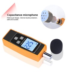 LCD Digital Sound Level Meter Meters 30-130dBA Noise Measuring W1F7