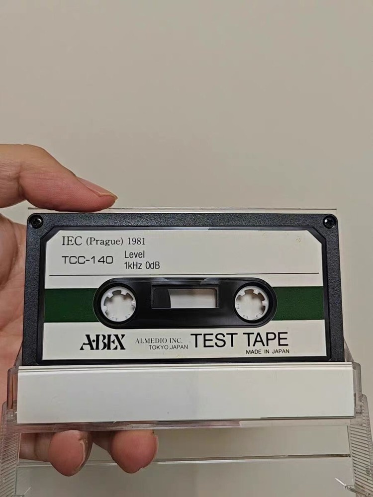 1-Piece genuine for ABEX TCC-140 test tape New 1kHz 0dB-