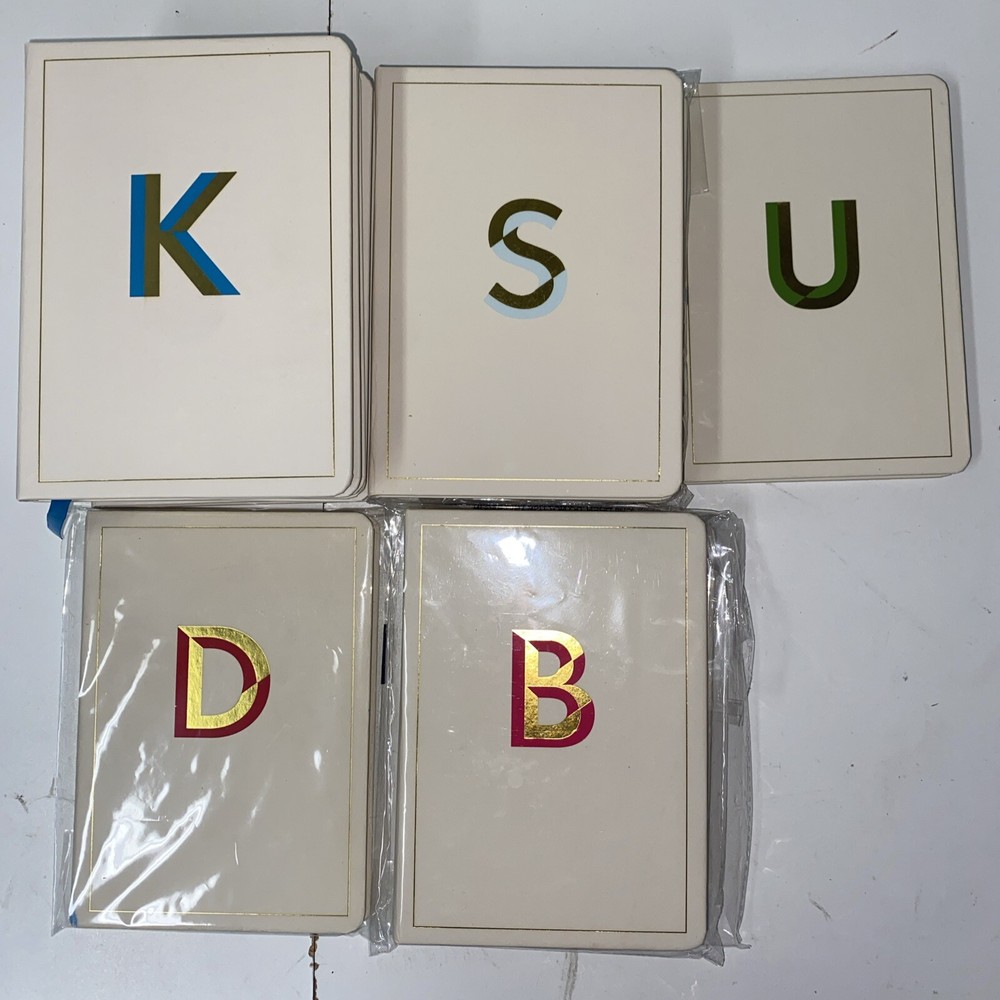Opalhouse Monogram K, S, U, D, B Journal 5″x 7″ College Ruled 96 Sheets NEW