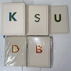 Opalhouse Monogram K, S, U, D, B Journal 5″x 7″ College Ruled 96 Sheets NEW