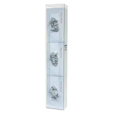 Bowman Dispensers Gp-107 Glove Dispenser, Petg, Holds (3) Boxes , Clear ,