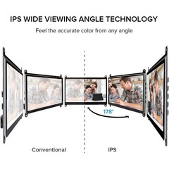 7 Inch Monitor Touch Screen for Raspberry Pi 1024X600 IPS FHD LCD Display USB…