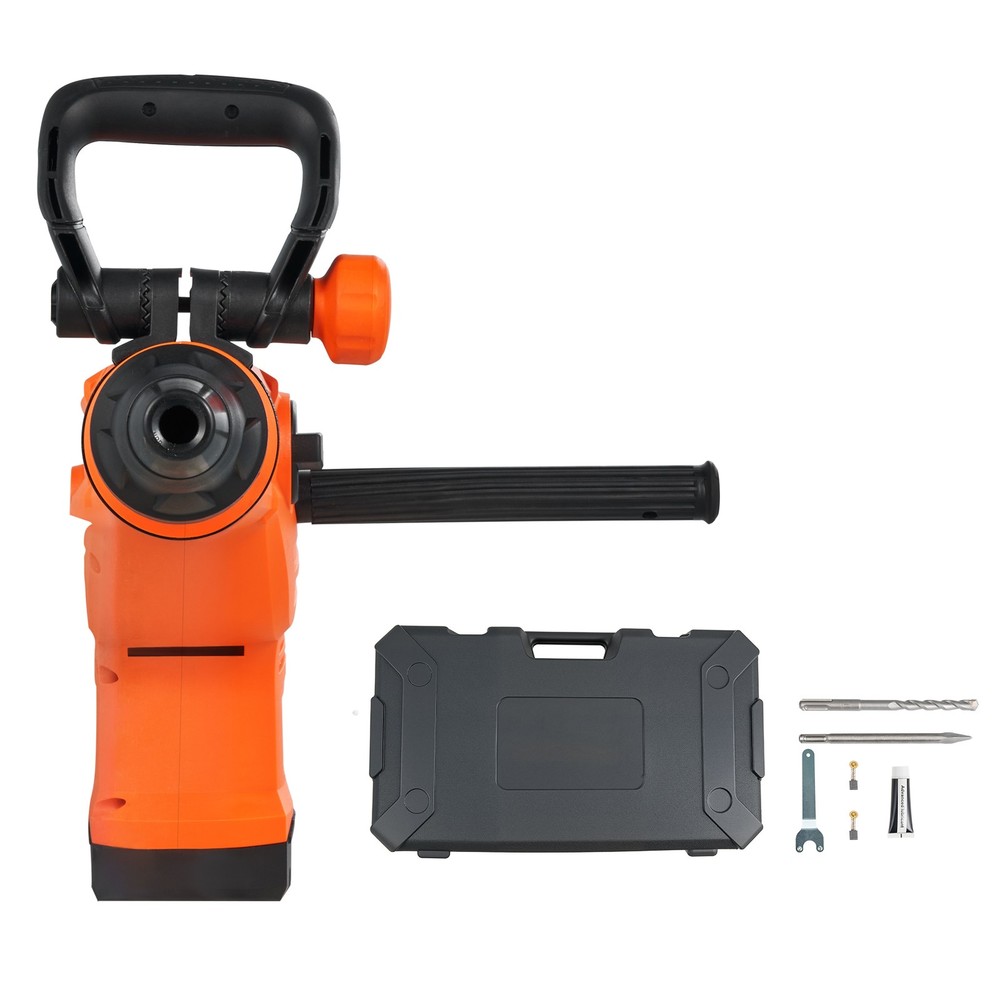 SDS-Max 2-Inch Corded Rotary Hammer Drill Kit 1600W 175-350RPM 3 Functions
