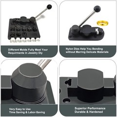 Ring Bender Ring Bending Tool Set Ring Bending Machine With Nylon Dies Ring Bend