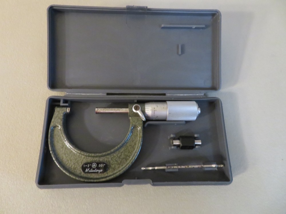 Mitutoyo 103-128 1-2″ Micrometer Outside Caliper Made in Japan