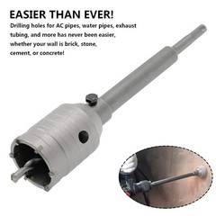 Hordion 2 Inch / 50mm Concrete Hole Saw SDS Plus Shank 2 Inch/ 50mm, Red
