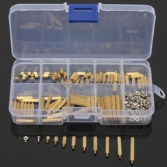 270 Pcs Male Female Brass PCB Spacer Standoff Screw Nut Threaded M2