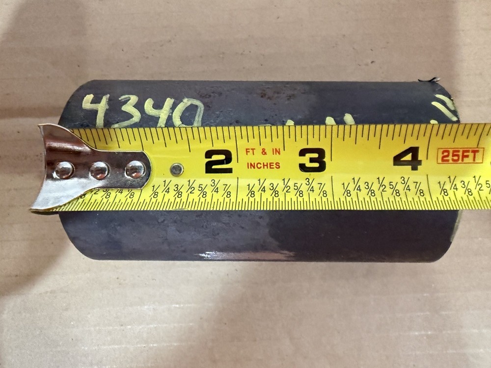 Alloy Steel Round Bar 4340-Hot Rolled Heat Treated 2 1/2” x ~4 1/4” – One Piece