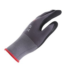 Safety Work Gloves MicroFoam Nitrile Coated Foam Gloves M-Size/6 Pairs