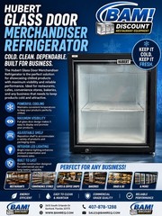 Hubert Glass Door Merchandiser Refrigerator