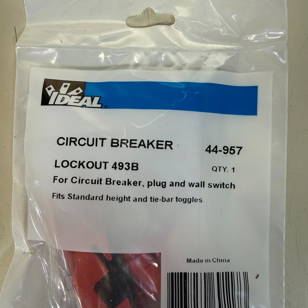 IDEAL 44-957 CIRCUIT BREAKER LOCKOUT 493B Electrical